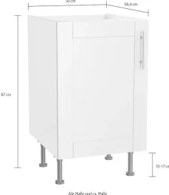 OPTIFIT Spülenschrank »Ahus« Breite 50 cm