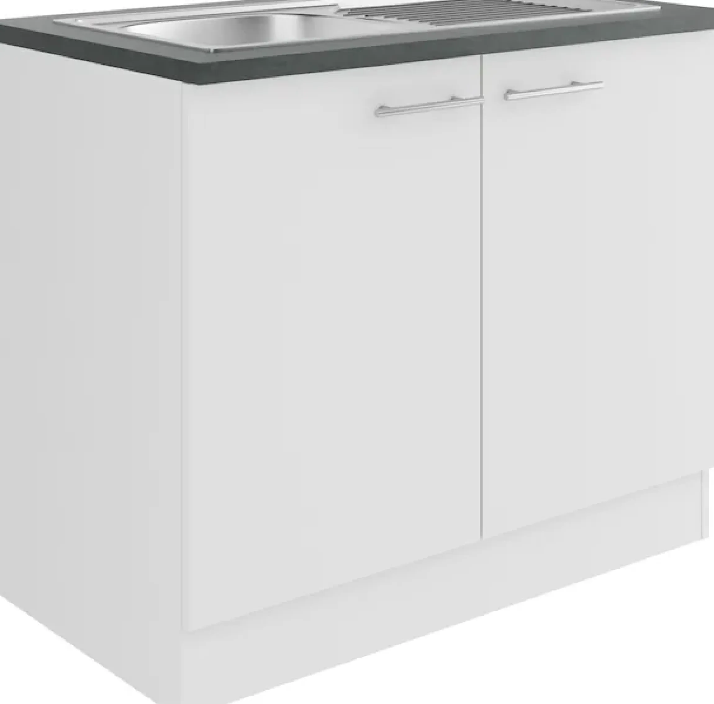 OPTIFIT Spülenschrank »Bella« Breite 100 cm, mit Edelstahl-Einbauspüle