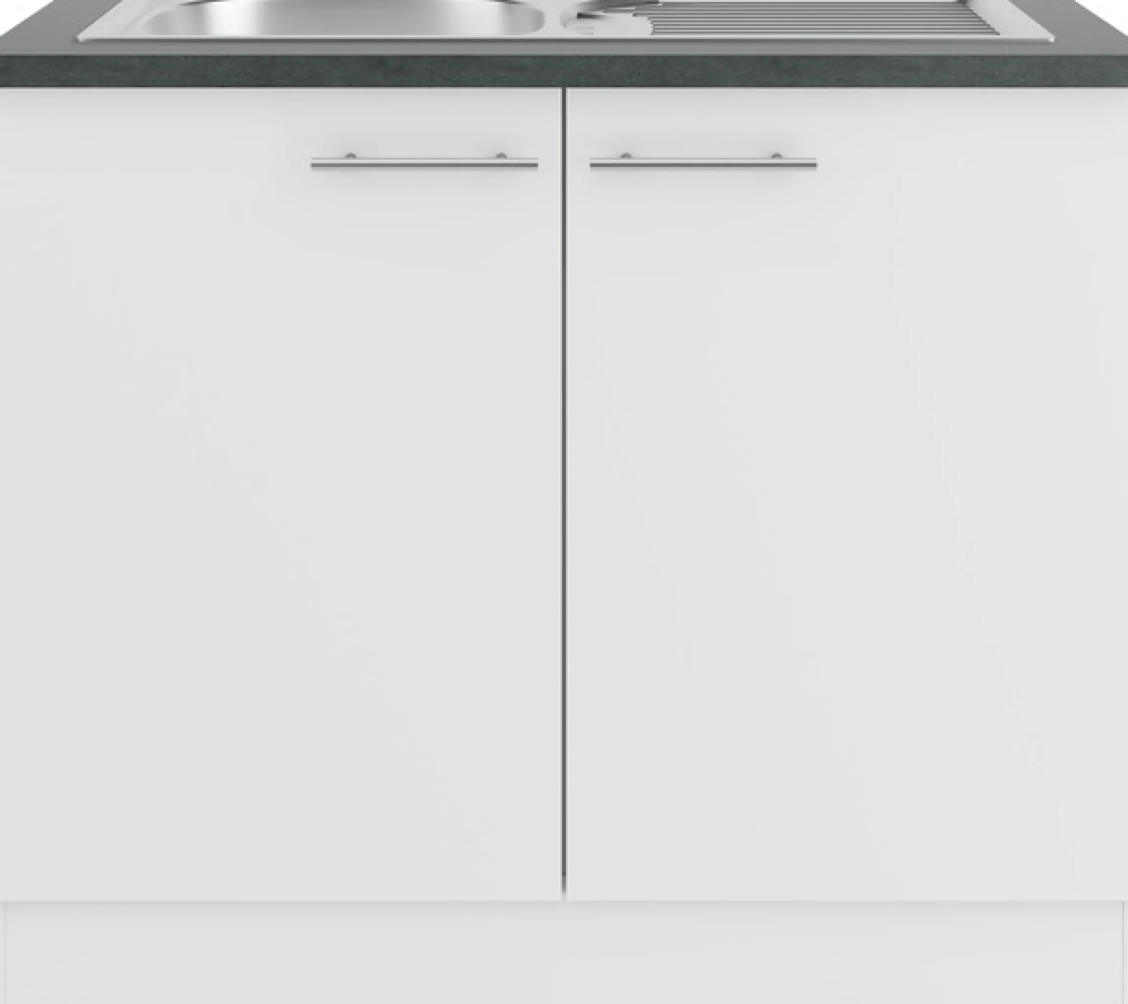 OPTIFIT Spülenschrank »Bella« Breite 100 cm, mit Edelstahl-Einbauspüle