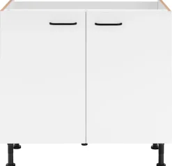 OPTIFIT Spülenschrank »Elga« mit Soft-Close-Funktion, höhenverstellbaren Füßen, Breite 90 cm