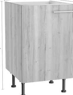 OPTIFIT Spülenschrank »Klara« Breite 50 cm