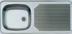 OPTIFIT Spülenschrank »Odense 50« 100 cm breit, 50 cm tief, inkl. Spülenauflage