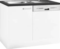 OPTIFIT Spülenschrank »Odense« Gesamtbreite 110 cm, mit Tür/Sockel für integrierbaren Geschirrspüler