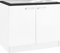 OPTIFIT Spülenschrank »Odense« 100 cm breit, mit 2 Türen, inkl. Einbauspüle aus Edelstahl
