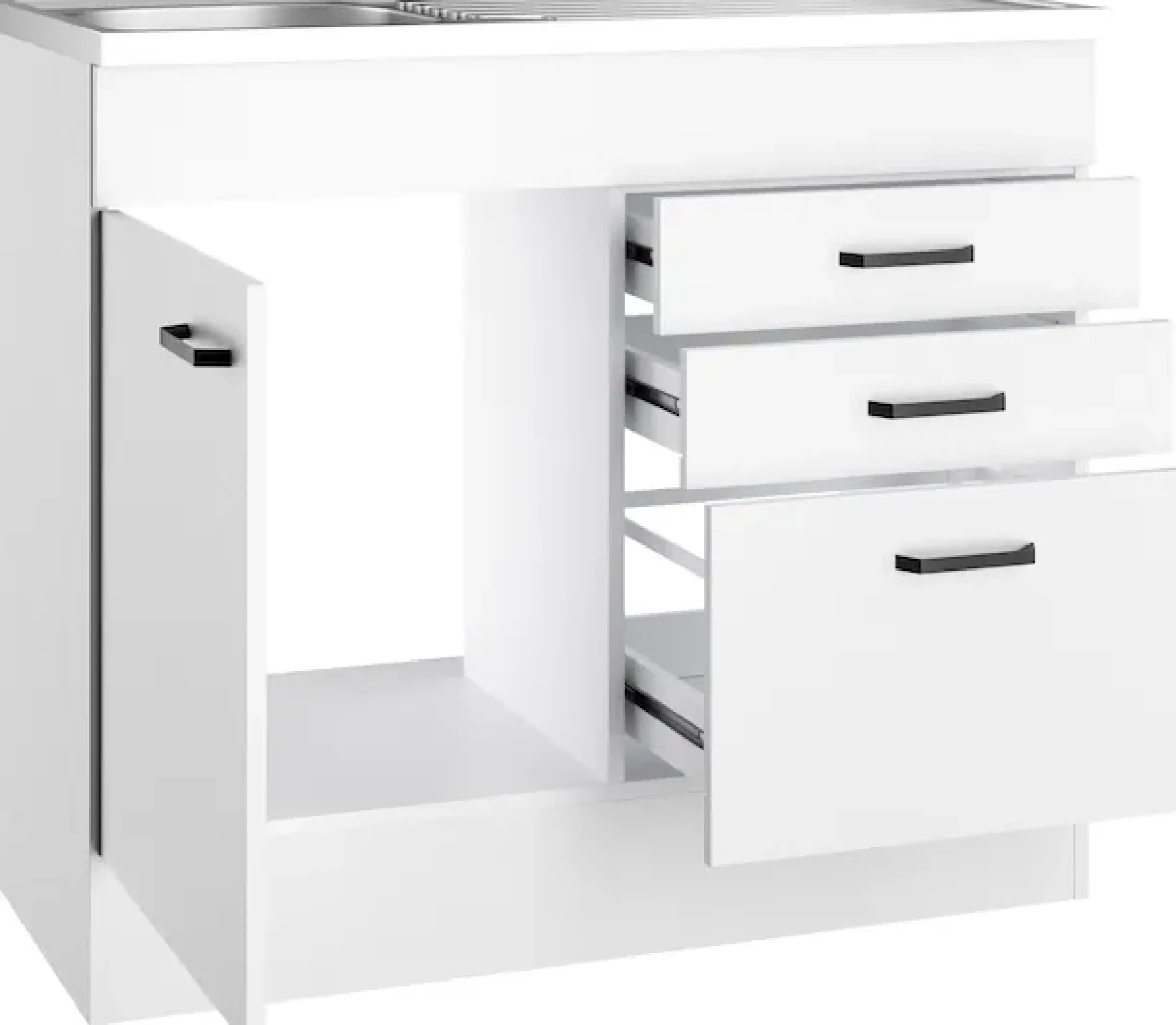 OPTIFIT Spülenschrank »OPTImulti« Breite 100 cm, Tiefe 60 cm, mit Spülenauflage