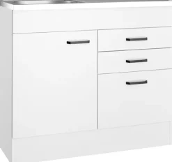 OPTIFIT Spülenschrank »OPTImulti« Breite 100 cm, Tiefe 50 cm, mit Spülenauflage
