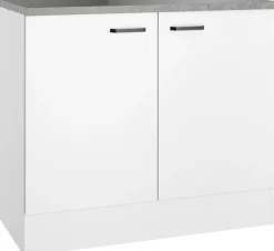 OPTIFIT Spülenschrank »OPTImulti« Breite 100 cm, Tiefe 60 cm, mit 2 Türen, inkl. Arbeitsplatte