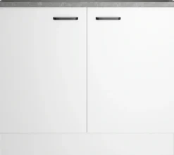 OPTIFIT Spülenschrank »OPTImulti« Breite 100 cm, Tiefe 60 cm, mit 2 Türen, inkl. Arbeitsplatte