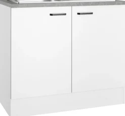 OPTIFIT Spülenschrank »OPTImulti« Breite 100 cm, Tiefe 60 cm, inkl. Arbeitsplatte und Einbauspüle