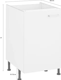 OPTIFIT Spülenschrank »Parma« Breite 50 cm