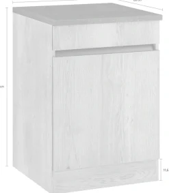 OPTIFIT Spülenschrank »Roth« Breite 60 cm