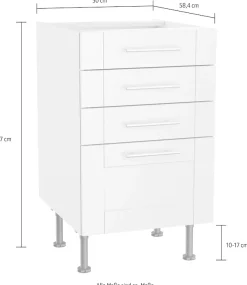 OPTIFIT Unterschrank »Ahus« Breite 50 cm
