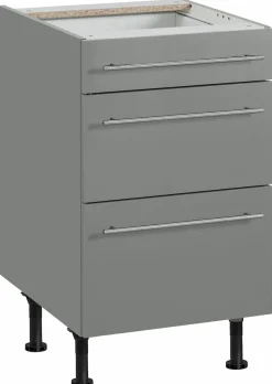 OPTIFIT Unterschrank »Bern« 50 cm breit, mit Schubkasten und 2 Auszügen, höhenverstellbare Füße