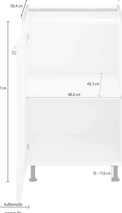 OPTIFIT Unterschrank »Parma« Breite 50 cm