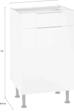 OPTIFIT Unterschrank »Tara« mit Vollauszug und Soft-Close-Funktion, Breite 50 cm