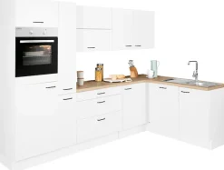 OPTIFIT Winkelküche »Elga« Premium-Küche mit Soft-Close-Funktion, Stellbreite 265 x 175 cm