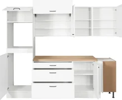 OPTIFIT Winkelküche »Elga« Premium-Küche mit Soft-Close-Funktion, Stellbreite 265 x 175 cm