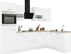 OPTIFIT Winkelküche »Parma« ohne E-Geräte, Stellbreite 285 x 175 cm