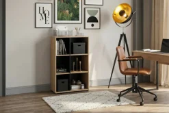 OTTO home Aktenregal »Moid,« Bücherregal, Maße 64,5x40x106 cm, 6 Fächer für viel Stauraum