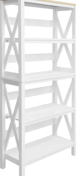 OTTO home Aktenregal »Silba« Bücherregal, 4 Fächer, Landhausstil, Höhe 161 cm