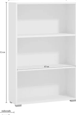 OTTO home Aktenregal »Tomar Regal Bücherregal« Bücherregal für ein aufgeräumtes Home Office