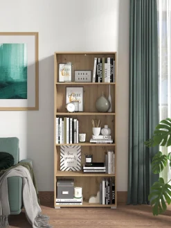 OTTO home Aktenregal »Tomar Regal Bücherregal« Bücherregal mit viel Stauraum, Maße (B/T/H): 70/24,5/176,5 cm