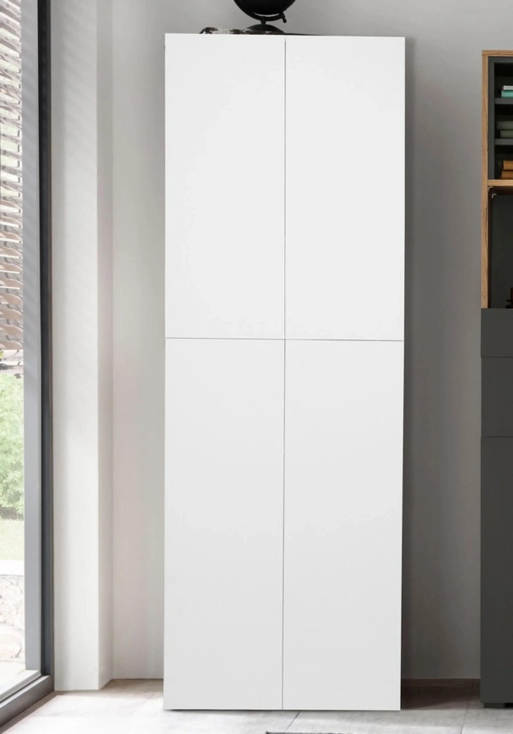 OTTO home Aktenschrank »Jarvie« Mehrzweckschrank, Push-to-open, 5 verstellbare Einlegeböden, 60x180 cm