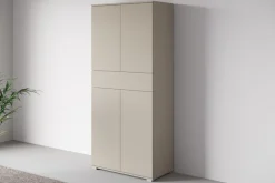 OTTO home Aktenschrank »Kenia, Stauraumschrank 80 cm breit mit Schublade« 1 Stk. tlg. Griffloses Design mit Push-to-Open und verstellbaren Einlegeböden