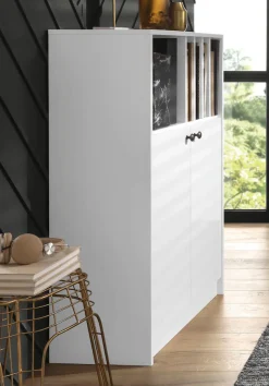 OTTO home Aktenschrank »Licia« viel Stauraum, 2 Türen und 5 offene Fächer