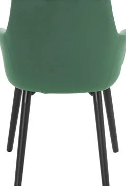 OTTO home Armlehnstuhl »Bradford« (Set) 1 Stk.(1 oder 2 Stück), Bezug in Samtsoff, Gestell aus Eiche Massivholz