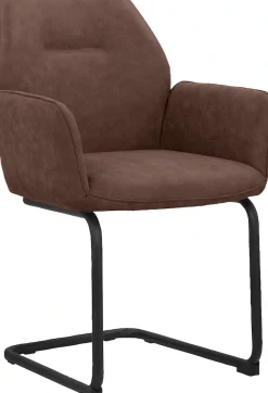 OTTO home Armlehnstuhl »Ginevra« () 2 Stk.Sitz und Rücken gepolstert, mit Gestell aus Metall, Sitzhöhe 51 cm