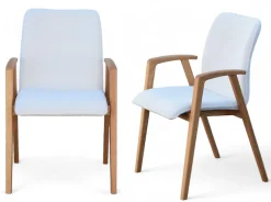 OTTO home Armlehnstuhl »Loreen Esszimmerstuhl, Polsterstuhl, Designstuhl« (Set) 2 Stk.mit Massivgestell, hochwertig gearbeitet, Armlehnen, stilvoll, bequem