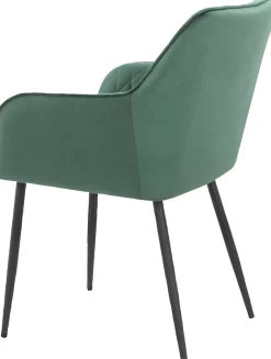 OTTO home Armlehnstuhl »Montmerle« () 2 Stk.Sitz und Rücken gepolstert, in Velourstoff mit Steppung, Sitzhöhe 50cm