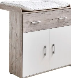 OTTO home Babyzimmer-Komplettset »RiekeBis ins Jugendalter, toll für kleine Zimmer« Spar-Set, Kinderbett, , Schrank 3 türig, Wickelkommode + Unterbauregal,