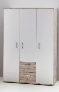 OTTO home Babyzimmer-Komplettset »RiekeBis ins Jugendalter, toll für kleine Zimmer« Spar-Set, Kinderbett, , Schrank 3 türig, Wickelkommode + Unterbauregal,