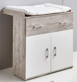 OTTO home Babyzimmer-Komplettset »RiekeBis ins Jugendalter, toll für kleine Zimmer« Spar-Set, Kinderbett, , Schrank 3 türig, Wickelkommode + Unterbauregal,