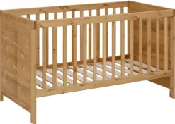 OTTO home Babyzimmer-Komplettset »Indra, FSC® zertifiziertes Massivholz, zum Jugendzimmer umgestaltbar« Spar-Set, Kleiderschrank, Bett, Kommode + Aufsatz, Unterbau-, Wand- & Standregal,