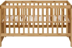 OTTO home Babyzimmer-Komplettset »Indra, FSC® zertifiziertes Massivholz, zum Jugendzimmer umgestaltbar« Spar-Set, Kleiderschrank, Bett, Kommode + Aufsatz, Unterbau-, Wand- & Standregal,