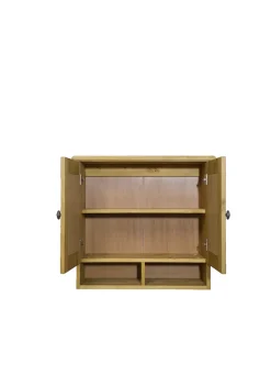 OTTO home Badezimmerspiegelschrank »Rauna« aus massiver Kiefer, Breite 64 cm, mit Spiegel, made in EU