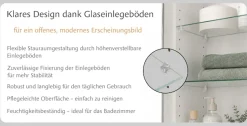 OTTO home Badmöbel-Set »BOZEN, 3-tlg. Unterbecken-Set - Midischrank«