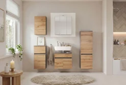OTTO home Badmöbel-Set »BOZEN, 4-tlg. Unterbecken-Set - Midischrank«