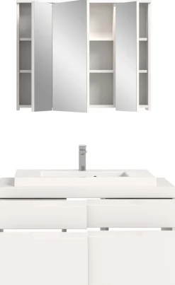 OTTO home Badmöbel-Set »MAOI, 2-teilige Badkombination, hochwertige MDF Front«