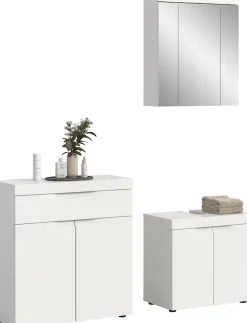 OTTO home Badmöbel-Set »MAOI, 3-teilige Badkombination, hochwertige MDF Front«
