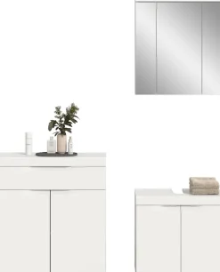 OTTO home Badmöbel-Set »MAOI, 3-teilige Badkombination, hochwertige MDF Front«