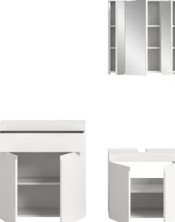 OTTO home Badmöbel-Set »MAOI, 3-teilige Badkombination, hochwertige MDF Front«