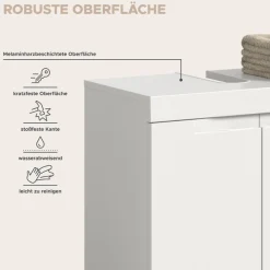 OTTO home Badmöbel-Set »MAOI, 3-tlg. Badkombi, hochwertige MDF Front, optional mit Beleuchtung«