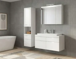 OTTO home Badmöbel-Set »MAOI, 3-tlg. Badkombi, hochwertige MDF Front, optional mit Beleuchtung«