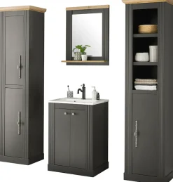 OTTO home Badmöbel-Set »WESTMINSTER, Bad im Landhausstil, 4-teiliges Badezimmer« 4 Stk. tlg.