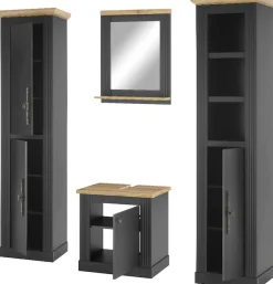 OTTO home Badmöbel-Set »WESTMINSTER, Bad im Landhausstil, 4-teiliges Badezimmer« 4 Stk. tlg.