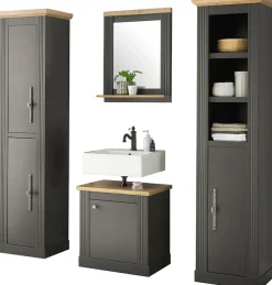 OTTO home Badmöbel-Set »WESTMINSTER, Bad im Landhausstil, 4-teiliges Badezimmer« 4 Stk. tlg.